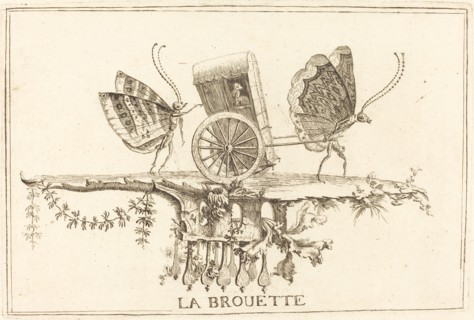 La Brouette, in or after 1756. Creator: Charles-Germain de Saint-Aubin.
