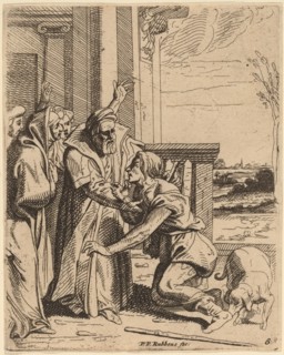 The Prodigal Son Received by His Father. Creator: Theodoor van Thulden.