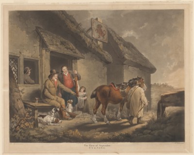 The First of September, Evening, published 1796. Creator: William Ward.