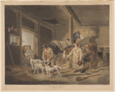 The First of September, Morning, published 1796. Creator: William Ward.