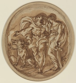 Pluto Bringing Proserpine to the Gates of Hell. Creator: Carlo Maratti.
