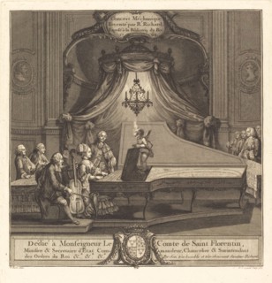 Le concert mecanique, 1769. Creators: Joseph de Longueil, Charles Eisen.