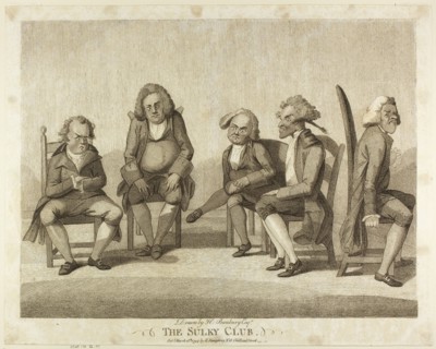 The Sulky Club, published March 18, 1794. Creator: Henry William Bunbury.