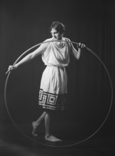 Barnard College group with Miss Larsen, ca. 1924. Creator: Arnold Genthe.