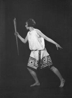 Barnard College group with Miss Larsen, ca. 1924. Creator: Arnold Genthe.