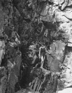 Tonetti, Miss, at Sneding's Landing, 1921 June 7. Creator: Arnold Genthe.