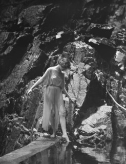 Tonetti, Miss, at Sneding's Landing, 1921 June 7. Creator: Arnold Genthe.