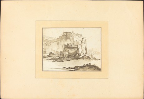 Mediterranean Seascape, published 1782. Creator: Maria Catharina Prestel.
