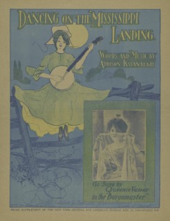 'Dancing on the Mississippi landing', 1901. Creator: Henry Brevoort Eddy.