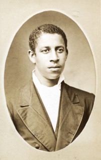 Studio portrait of unidentified young man, c1870-c1879. Creator: M Stahn.