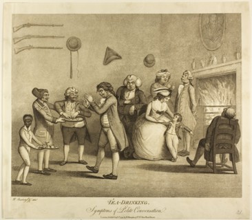 Tea Drinking, published September 1, 1794. Creator: Henry William Bunbury.
