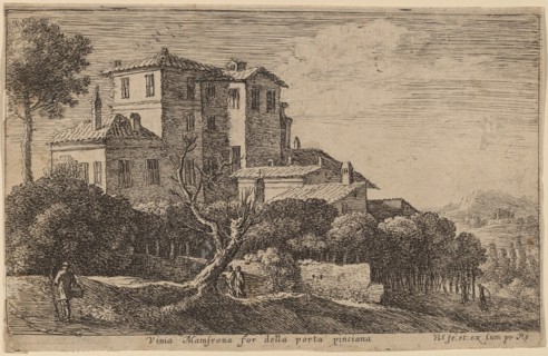 View of the Vineyard of the Villa Mamsrona. Creator: Herman van Swanevelt.