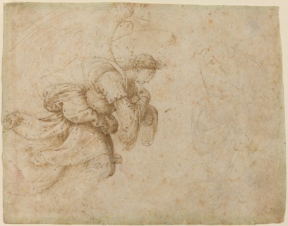 The Angel of the Annunciation [recto], 1500/1504. Creator: Fra Bartolomeo.