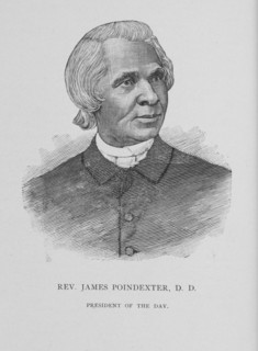 Rev. James Poindexter, D. D. President of the day, 1888. Creator: Unknown.