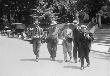 Press Correspondents with Secretary Lansing, 1916. Creator: Harris & Ewing.