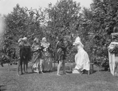 Theatrical performance at Dongan Hall, 1921 May 27. Creator: Arnold Genthe.