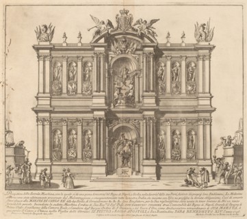 The Kingdom of Naples, for the "Chinea" Festival, 1746. Creator: M Sorello.