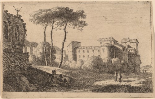 View of the Church "Quattro Santi Coronati". Creator: Herman van Swanevelt.