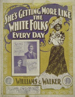 'She's getting mo' like the white folks every day', 1901. Creator: Unknown.