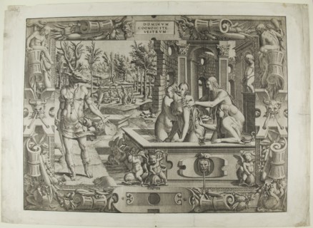 Diana and Actaeon (the Metamorphosis of Acteon), 1544. Creator: Jean Mignon.