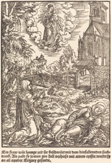Ein Frau war lannge Zeit ..., c. 1503. Creator: Master of the Legend Scenes.