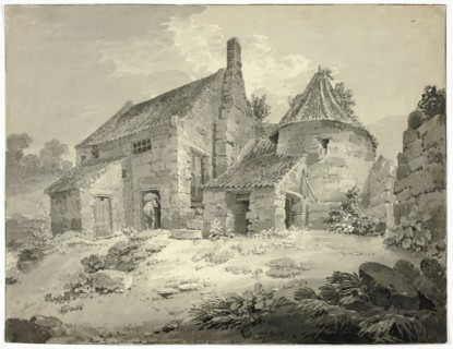 A Mill at Berwick Upon Tweed, n.d. Creators: William Alexander, Edward Dayes.