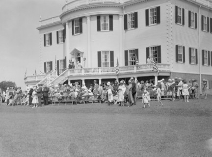 Celebration at the General Knox estate, 1931 July 25. Creator: Arnold Genthe.