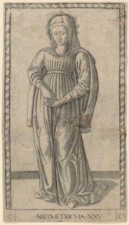 Aritmetricha (Arithmetic), c. 1465. Creator: Master of the E-Series Tarocchi.
