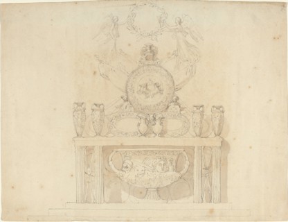 Study for Decorations of Buckingham Palace, 1820/1826. Creator: John Flaxman.