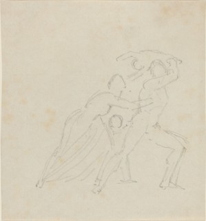 Study for "The Fury of Athamas", probably c. 1790/1794. Creator: John Flaxman.
