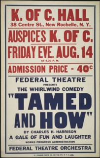 Tamed and How, New Rochelle, NY, [193-]. Creators: Unknown, Charles H Harrison.