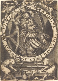 Self-Portrait (The Trade Card of Anthoine Jacquard). Creator: Antoine Jacquard.