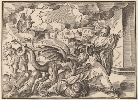 The Four Horsemen of the Apocalypse, published 1630. Creator: Christoph Maurer.