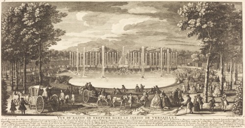 Vue du Bassin de Neptune dans le Jardin de Versailles. Creator: Jacques Rigaud.