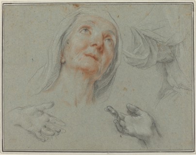 Studies for Saint Anne in "Education of the Virgin". Creator: Agostino Masucci.