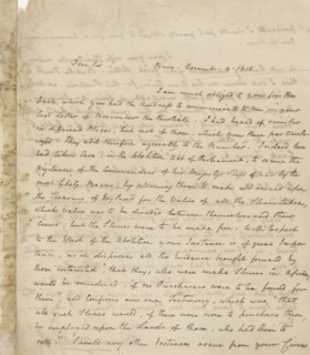 Letter to Rev. Henry Foster Burder, December 4, 1808. Creator: Thomas Clarkson.