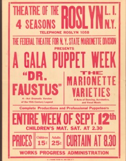 Poster from Roslyn production of Power (Roslyn, NY), [1930s] . Creator: Unknown.
