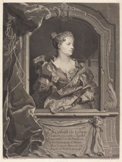 Elizabeth de Gouy, femme de Hyacinthe Rigaud, 1743. Creator: Johann Georg Wille.
