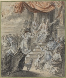 Madonna and Child with Rosary and Saint. Creator: Abraham Jansz van Diepenbeeck.