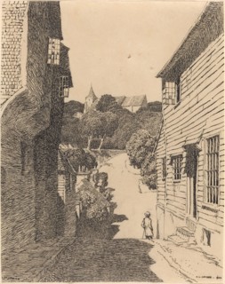 St. Anne's Church from Southover, 1903. Creator: Frederick Landseer Maur Griggs.