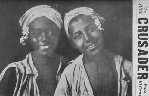The Crusader, June; West African girls; Cover page, 1918-1922. Creator: Unknown.