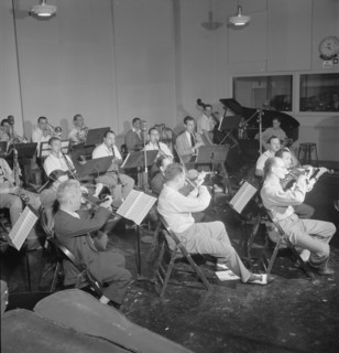Billy Eckstine's orchestra, New York, N.Y., 1946. Creator: William Paul Gottlieb.