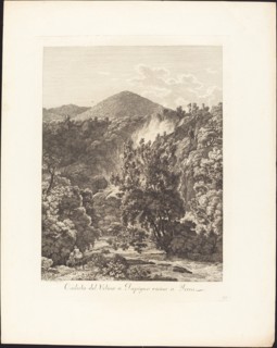 Caduta del Velino a Papigno, vicino a Terni, 1795. Creator: Jacob Wilhelm Mechau.