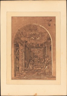 The Adoration of the Shepherds, published 1782. Creator: Johann Gottlieb Prestel.