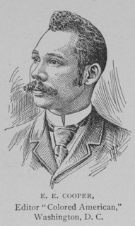 E.E. Cooper, editor "Colored American," Washington, D.C., 1902. Creator: Unknown.