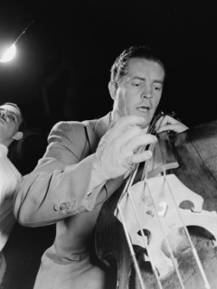 Portrait of Eddie Safranski, New York, N.Y., 1946. Creator: William Paul Gottlieb.