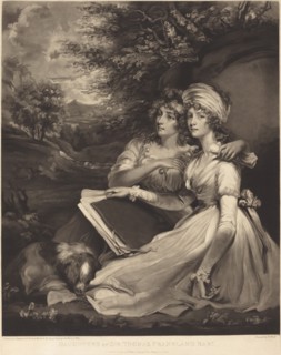 Daughters of Sir Thomas Frankland Bart (The Sisters), 1797. Creator: William Ward.