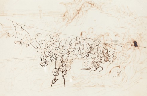 Xenophon and the Greeks Sighting the Sea [verso]. Creator: Benjamin Robert Haydon.
