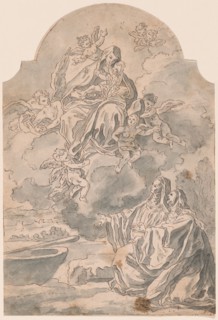 The Virgin and Child Appearing to Two Female Monastics, c. 1700. Creator: Unknown.