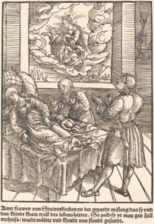 Ainer frawen von Stainerkirchen ..., c. 1503. Creator: Master of the Legend Scenes.